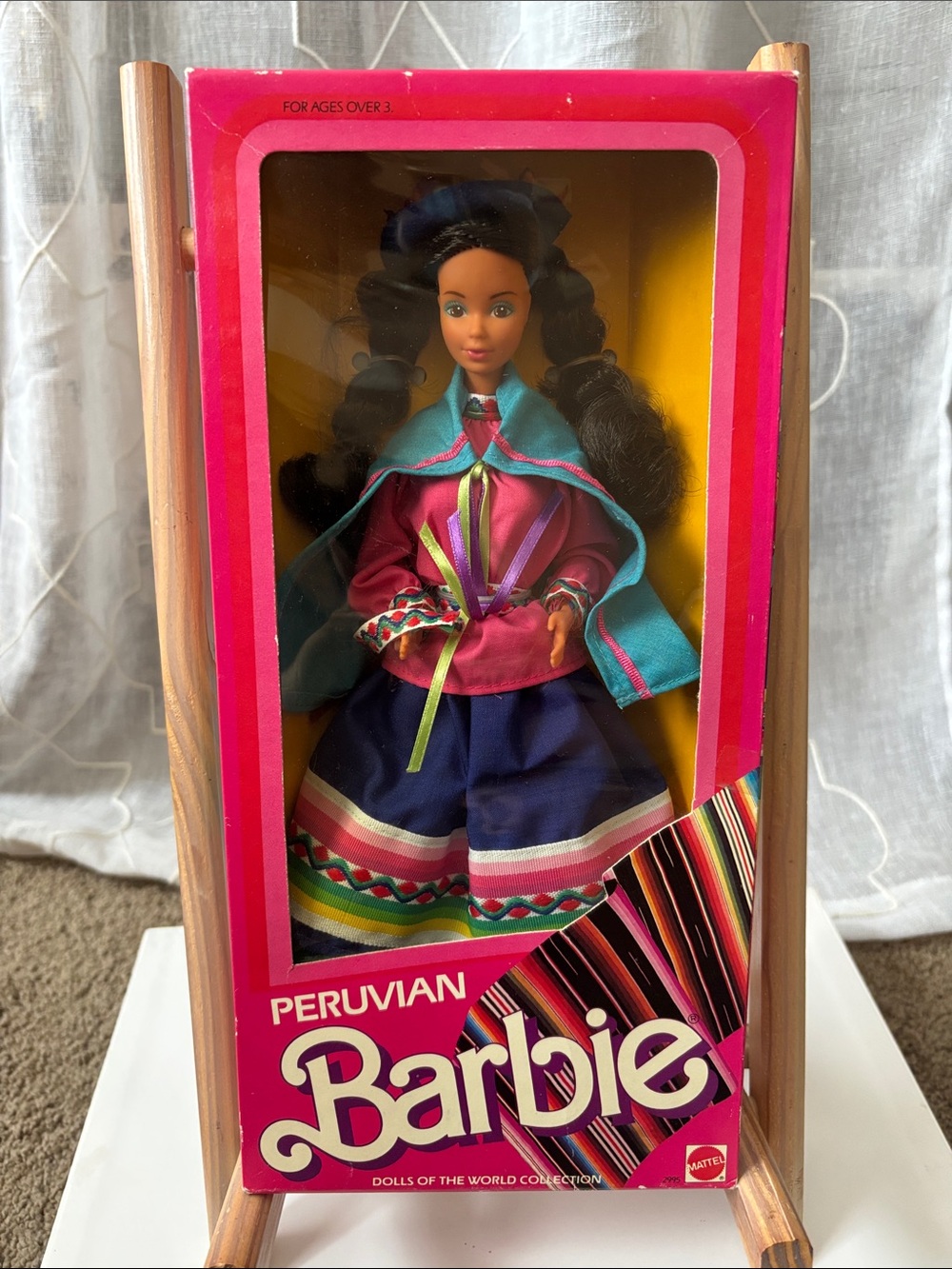 1985 Mattel Peruvian Barbie New In Box